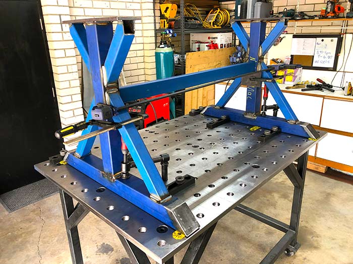 Steel table leg fabrication metal fabricator hills district
