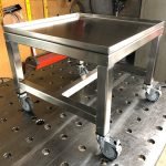 stainless steel mixing trolley fabrication