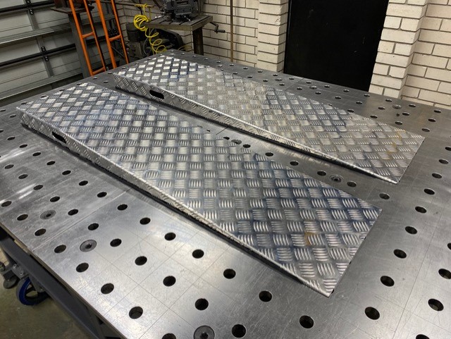 Customized aluminium ramp fabrication